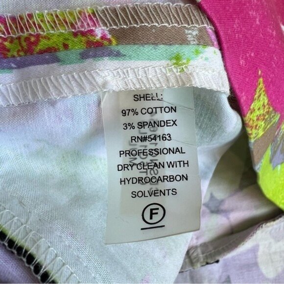 Calvin Klein Watercolor Floral Sleeveless Sheath Dress - 8 - Picture 7 of 7